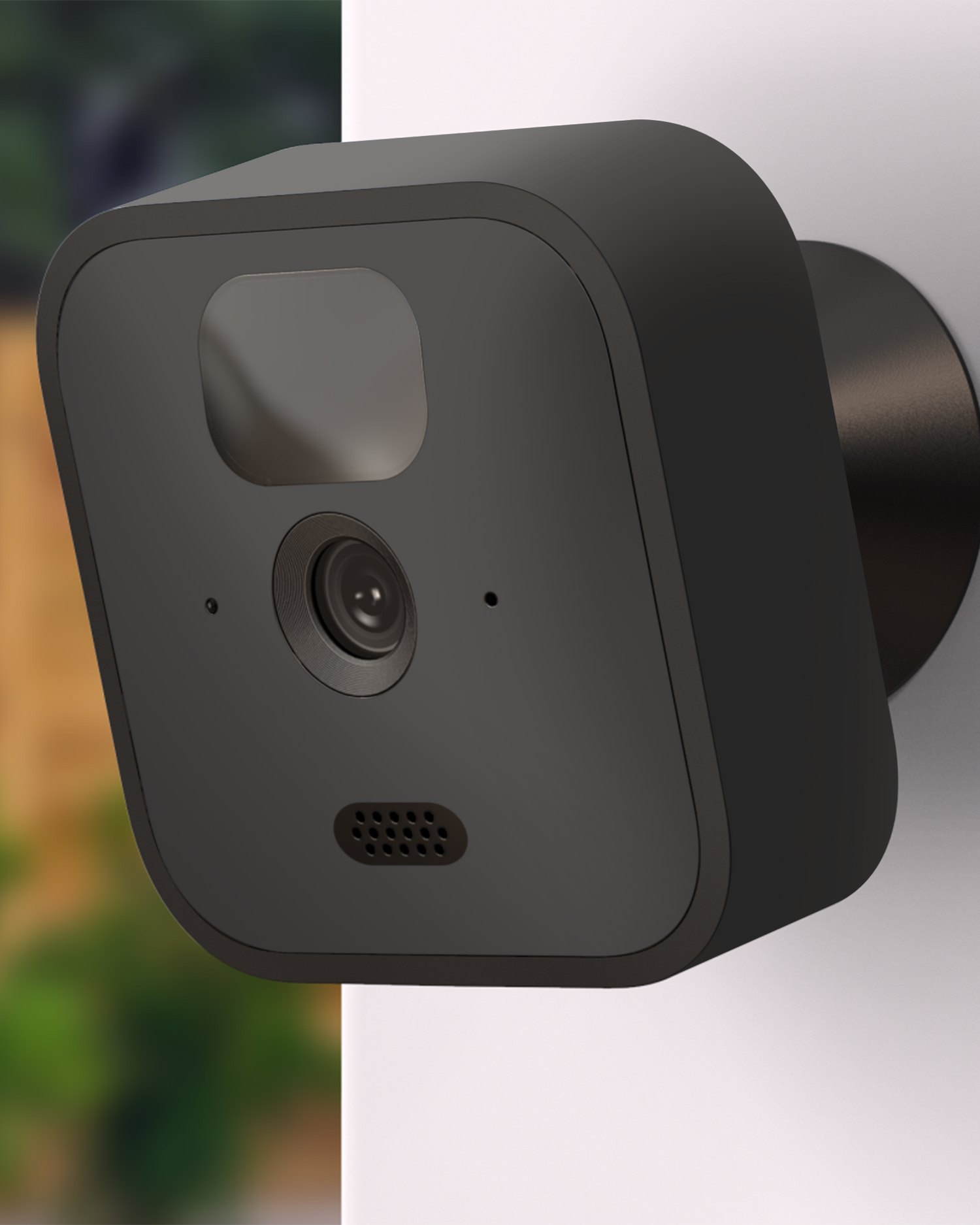 SPACE GREY Camera Skin Blink Outdoor (2020) attached to exterior wall