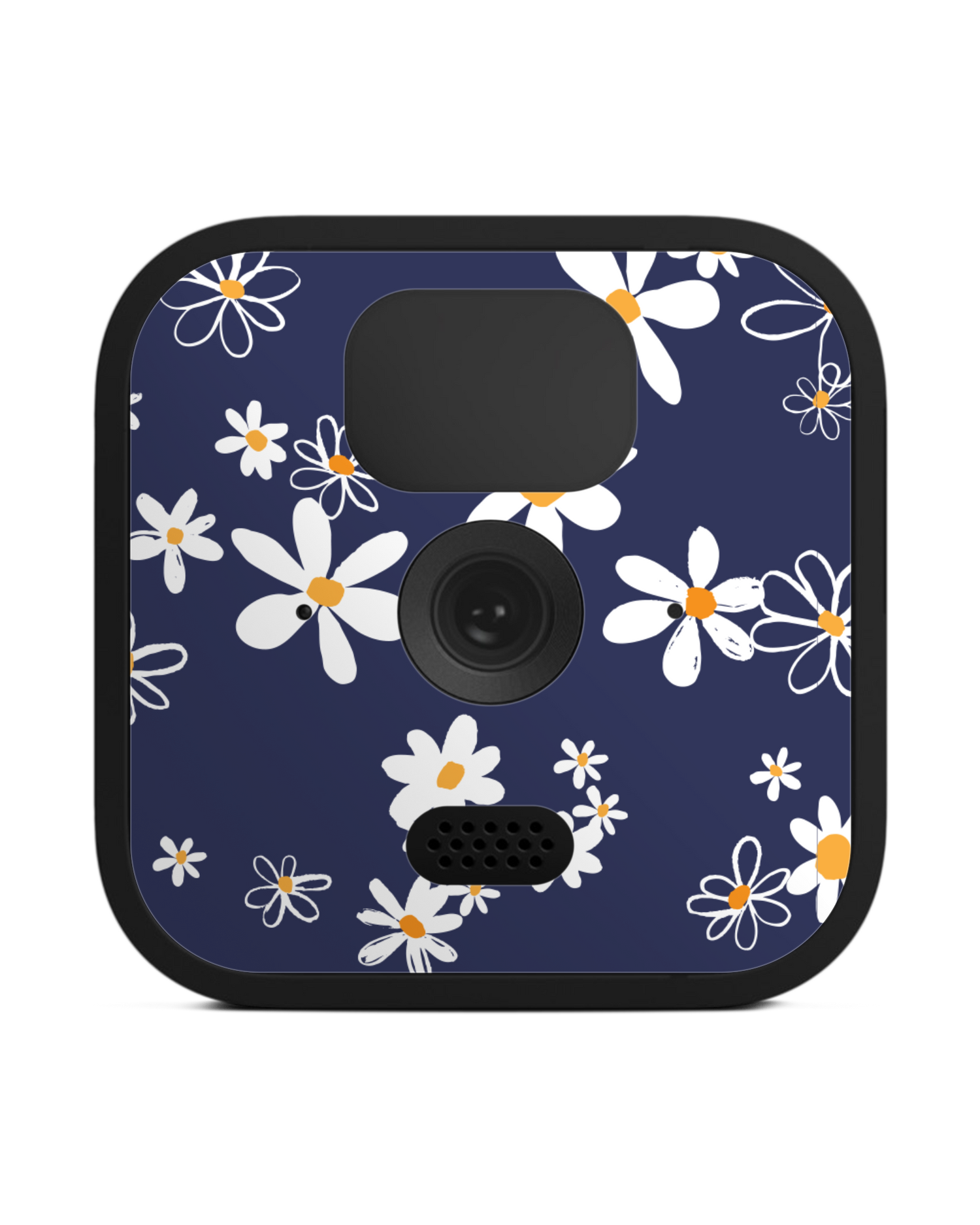 Navy Daisies Camera Skin Blink Outdoor (2020): Front View