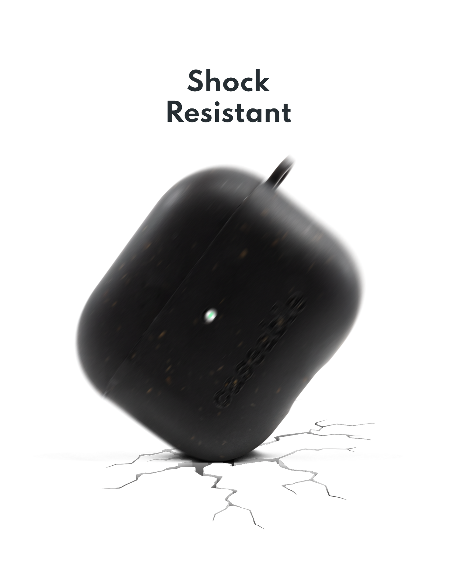 Shock Resistant Black Eco Friendly AirPods 3 Case