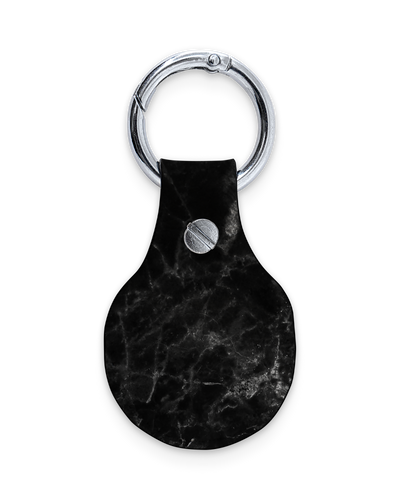 AirTag Holder with Design: Midnight Marble