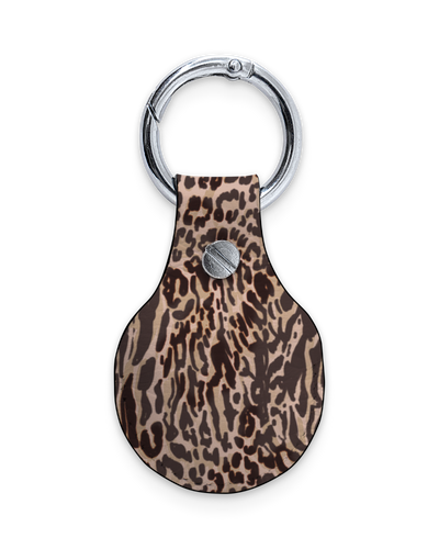 AirTag Holder with Design: Animal Skin Tough Love