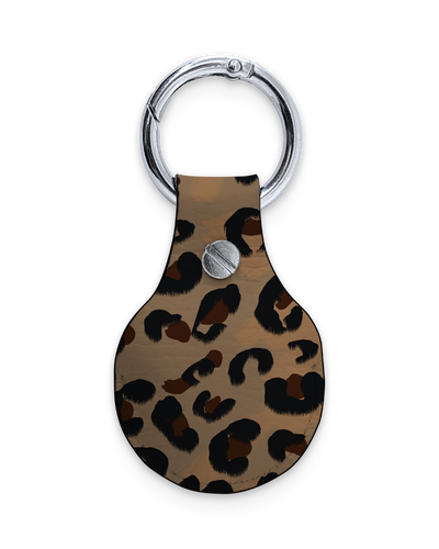 AirTag Holder with Design: Leopard Repeat