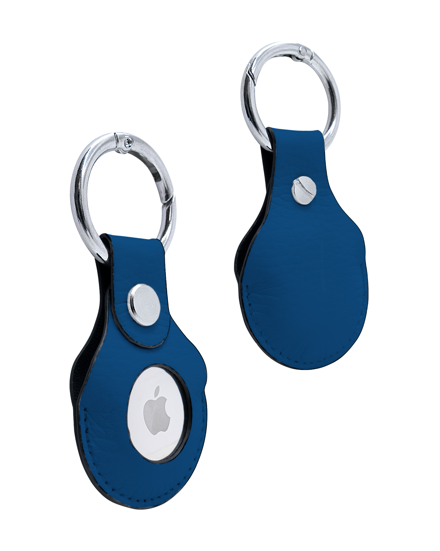 AirTag Holder with CLASSIC BLUE Design: Front and Back