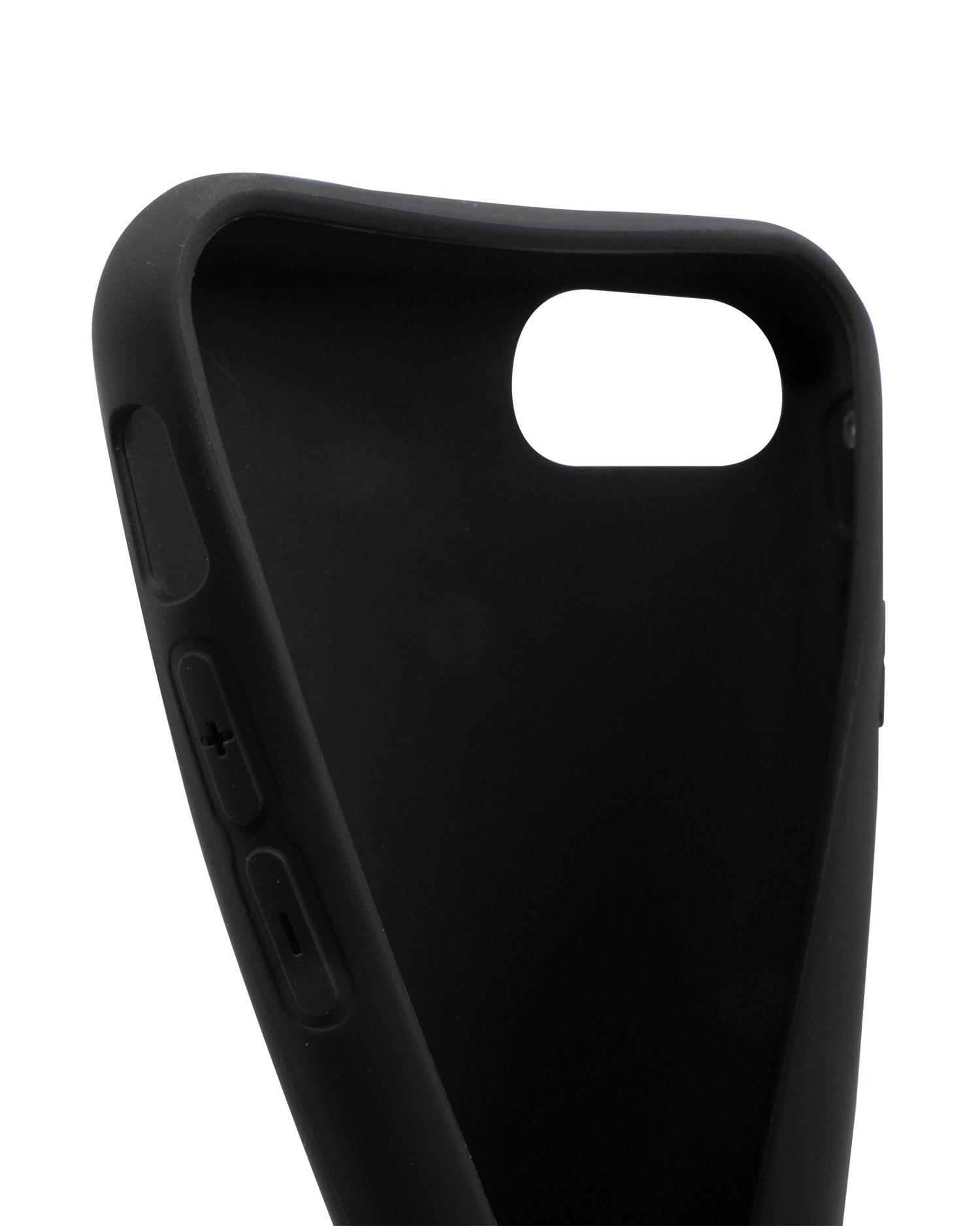 Black Silicone Phone Case for iPhone 7, iPhone 8 & iPhone SE (2020/2022): Very flexible