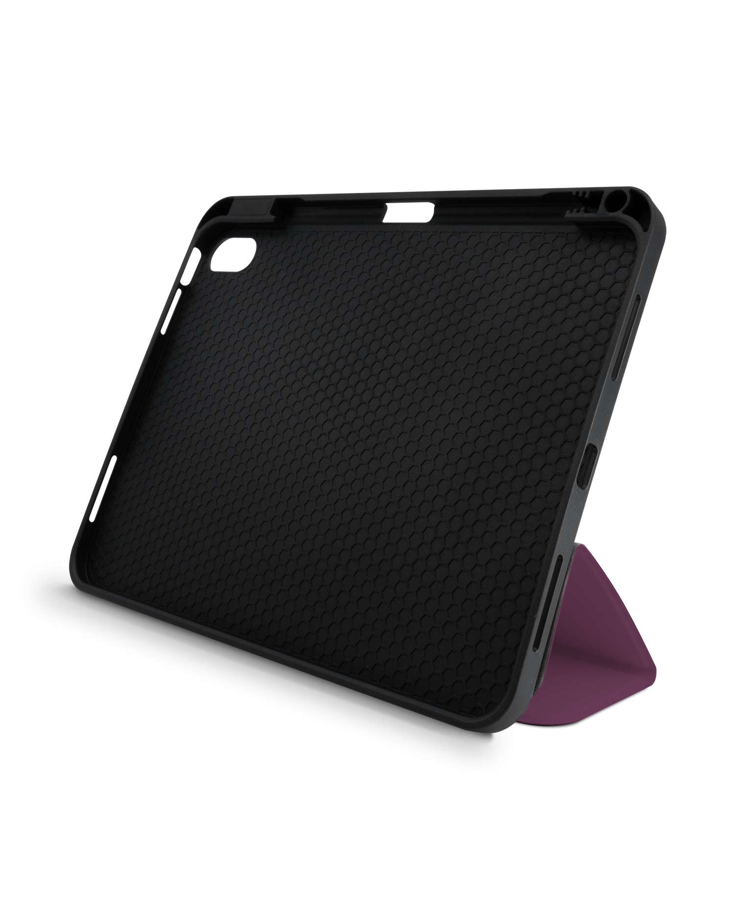 PLUM iPad Case with Pencil Holder for Apple iPad (10th Generation): Set up in landscape format (front view)