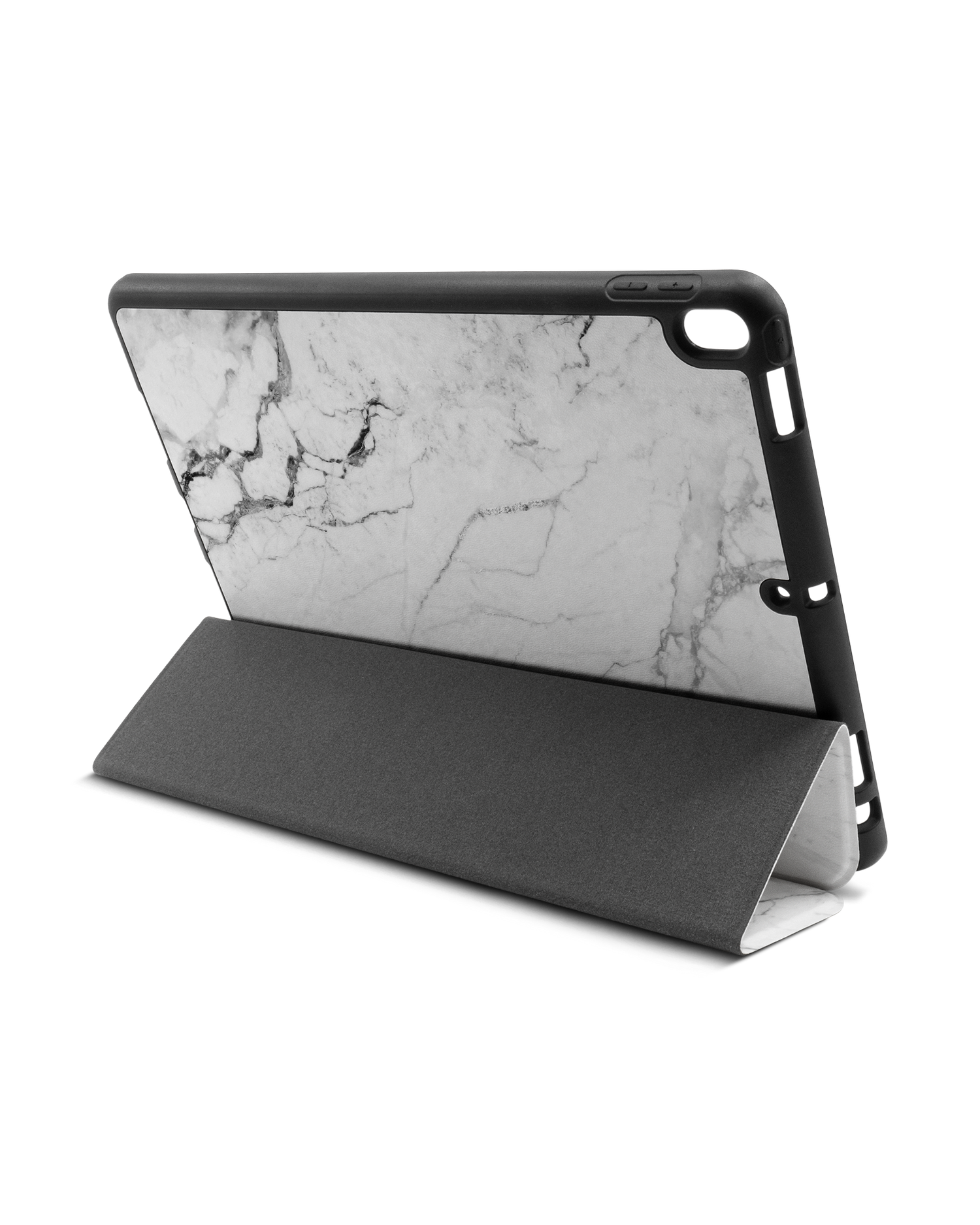 White Marble iPad Case with Pencil Holder Apple iPad Pro 10.5