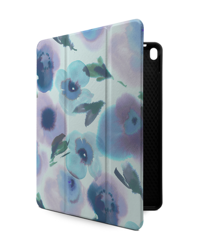 Watercolour Flowers Blue iPad Case with Pencil Holder Apple iPad Pro 10.5" (2017)