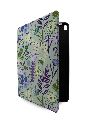 Pretty Purple Flowers iPad Case with Pencil Holder Apple iPad Air 3 10.5" (2019)