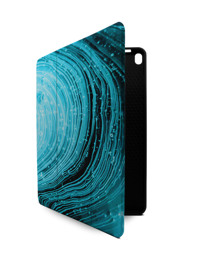 Turquoise Ripples iPad Case with Pencil Holder Apple iPad Air 3 10.5" (2019)