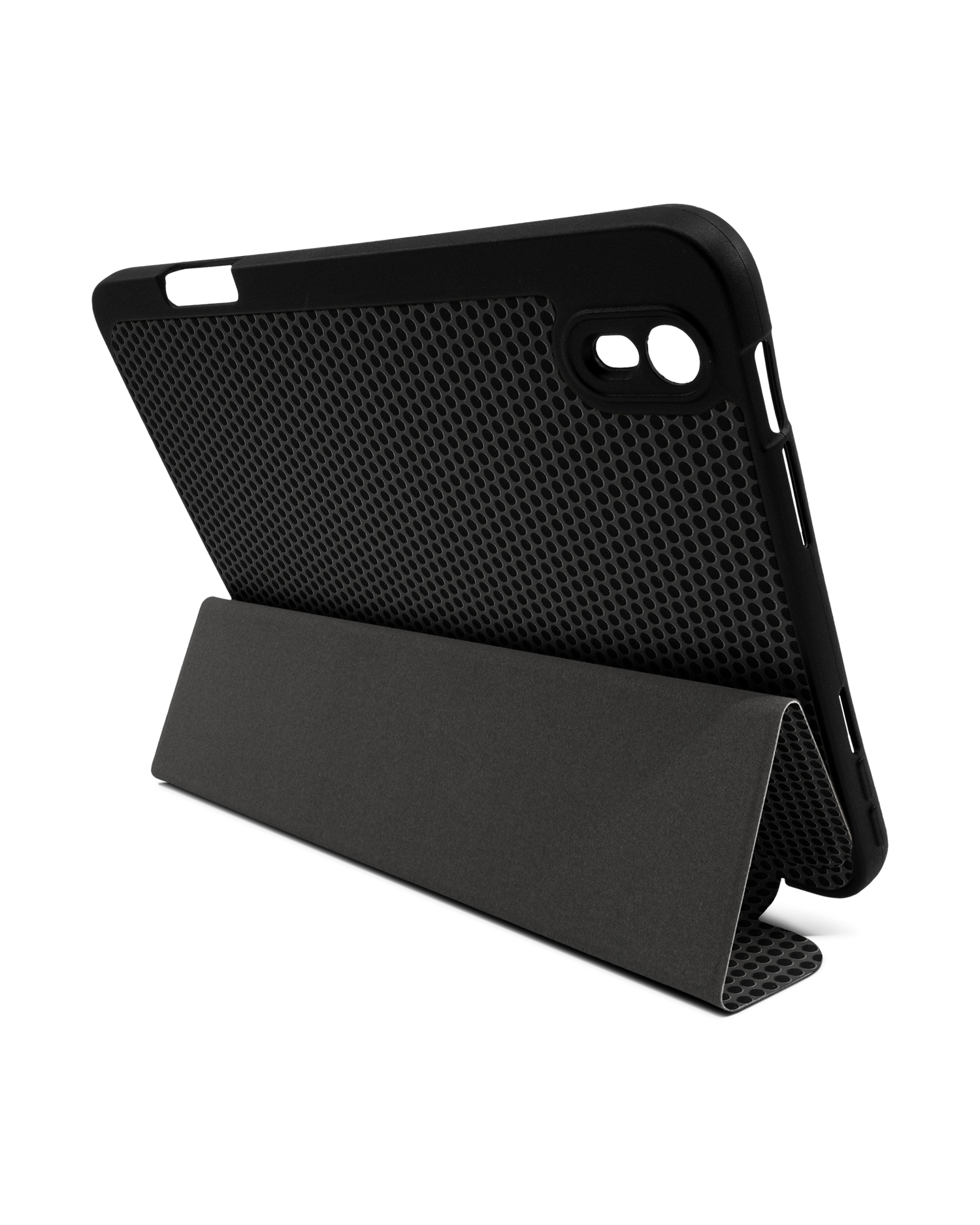 Carbon II iPad Case with Pencil Holder Apple iPad mini 6 (2021): Set up in landscape format (back view)