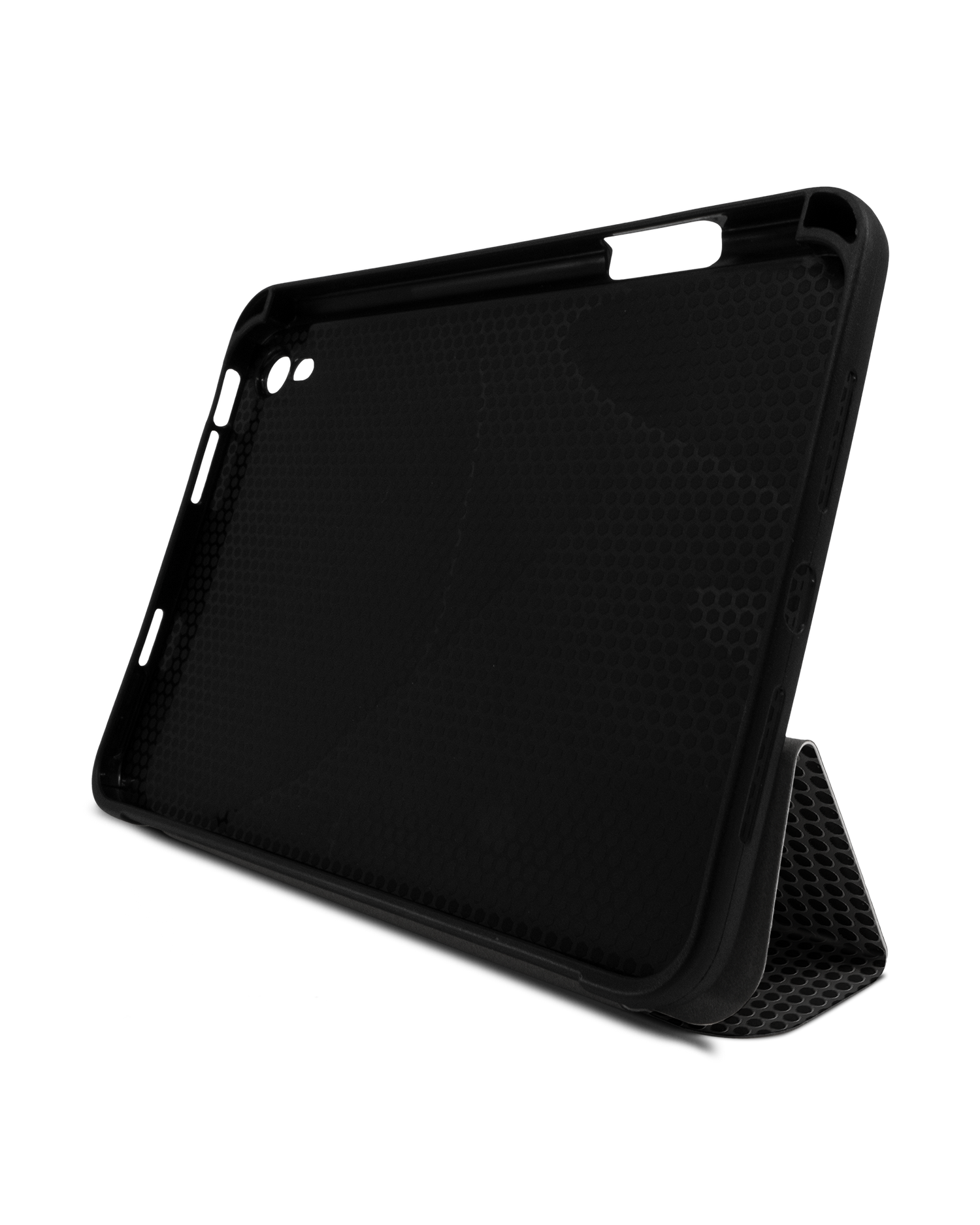Carbon II iPad Case with Pencil Holder Apple iPad mini 6 (2021): Set up in landscape format (front view)