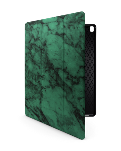 Green Marble iPad Case with Pencil Holder for Apple iPad Pro 2 12.9" (2017)