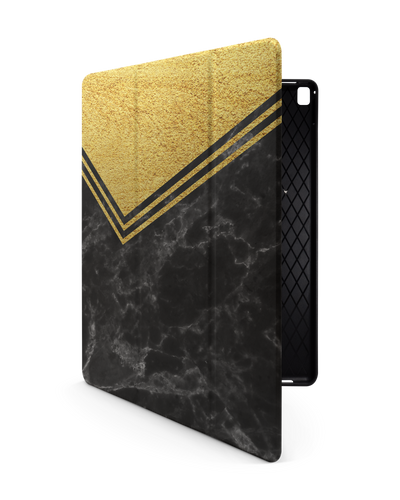 Gold Marble iPad Case with Pencil Holder for Apple iPad Pro 2 12.9" (2017)