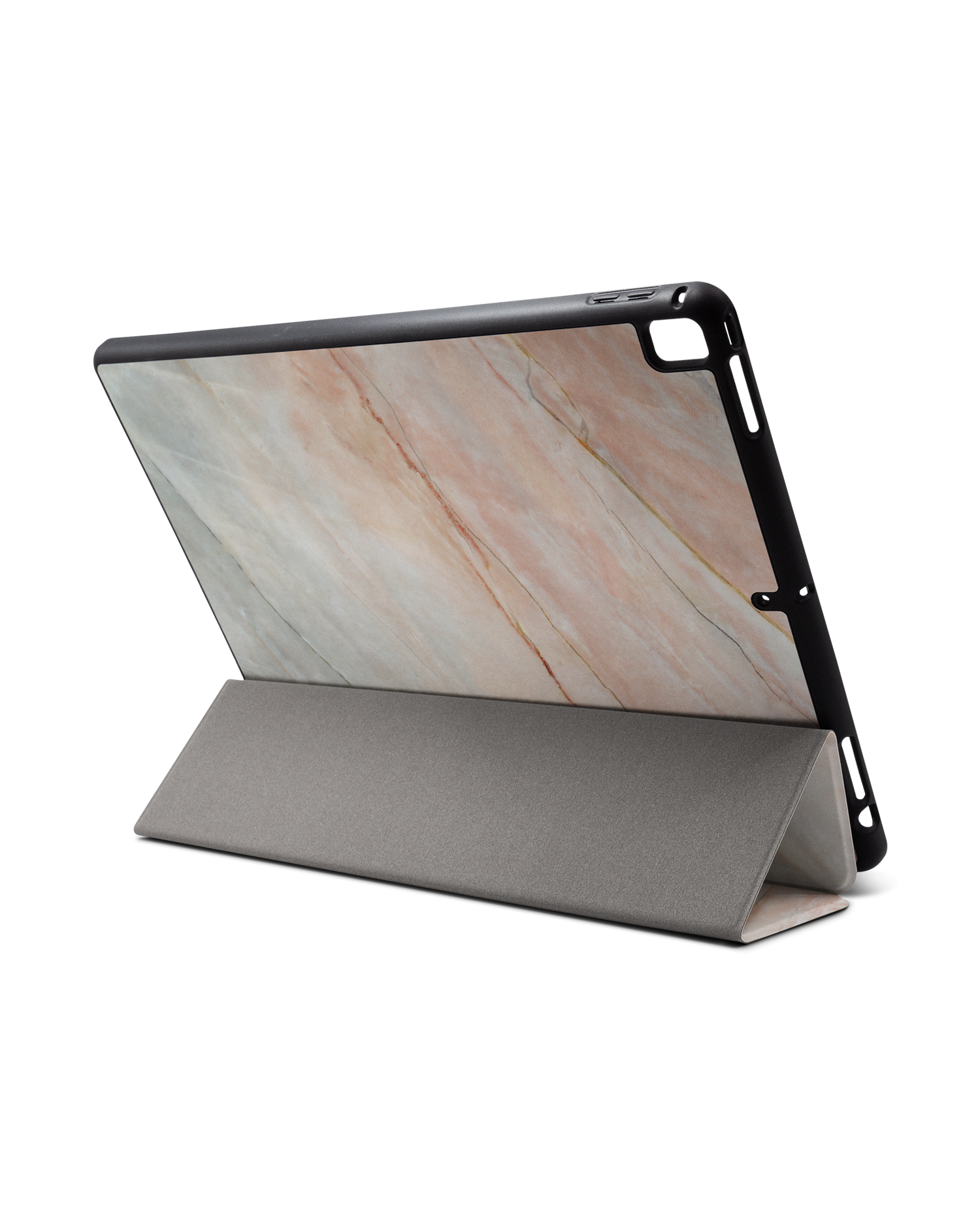 Mother of Pearl Marble iPad Case with Pencil Holder for Apple iPad Pro 2 12.9