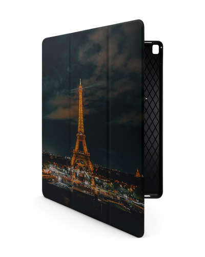 Eiffel Tower By Night iPad Case with Pencil Holder for Apple iPad Pro 2 12.9" (2017)