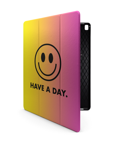 Have A Day iPad Case with Pencil Holder for Apple iPad Pro 2 12.9" (2017)