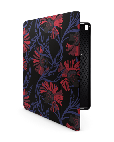 Midnight Floral iPad Case with Pencil Holder for Apple iPad Pro 2 12.9" (2017)