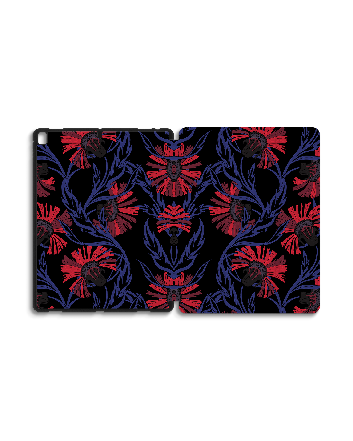 Midnight Floral iPad Case with Pencil Holder for Apple iPad Pro 2 12.9