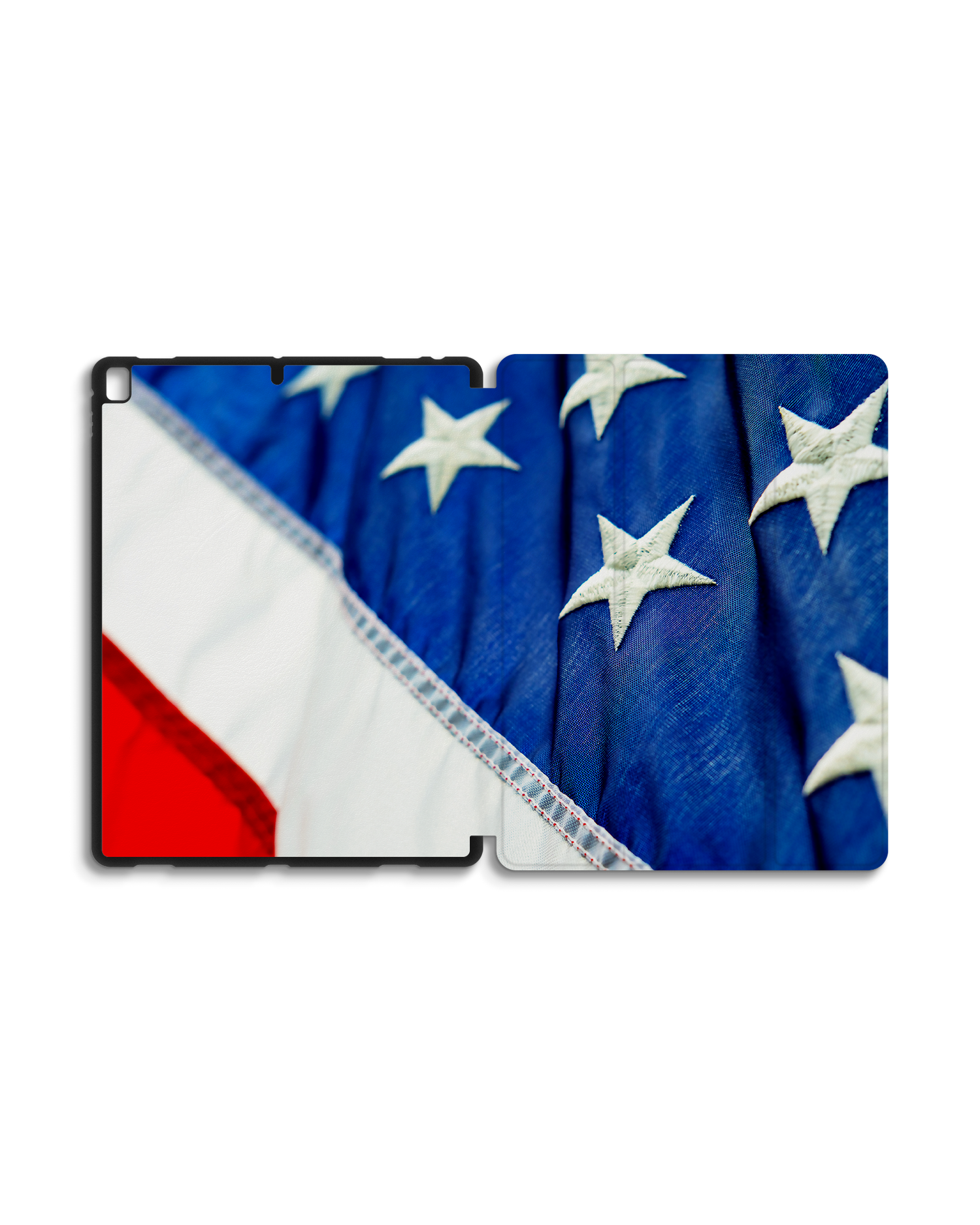 Stars And Stripes iPad Case with Pencil Holder for Apple iPad Pro 2 12.9