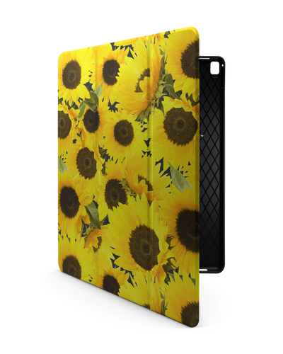 Sunflowers iPad Case with Pencil Holder for Apple iPad Pro 2 12.9" (2017)