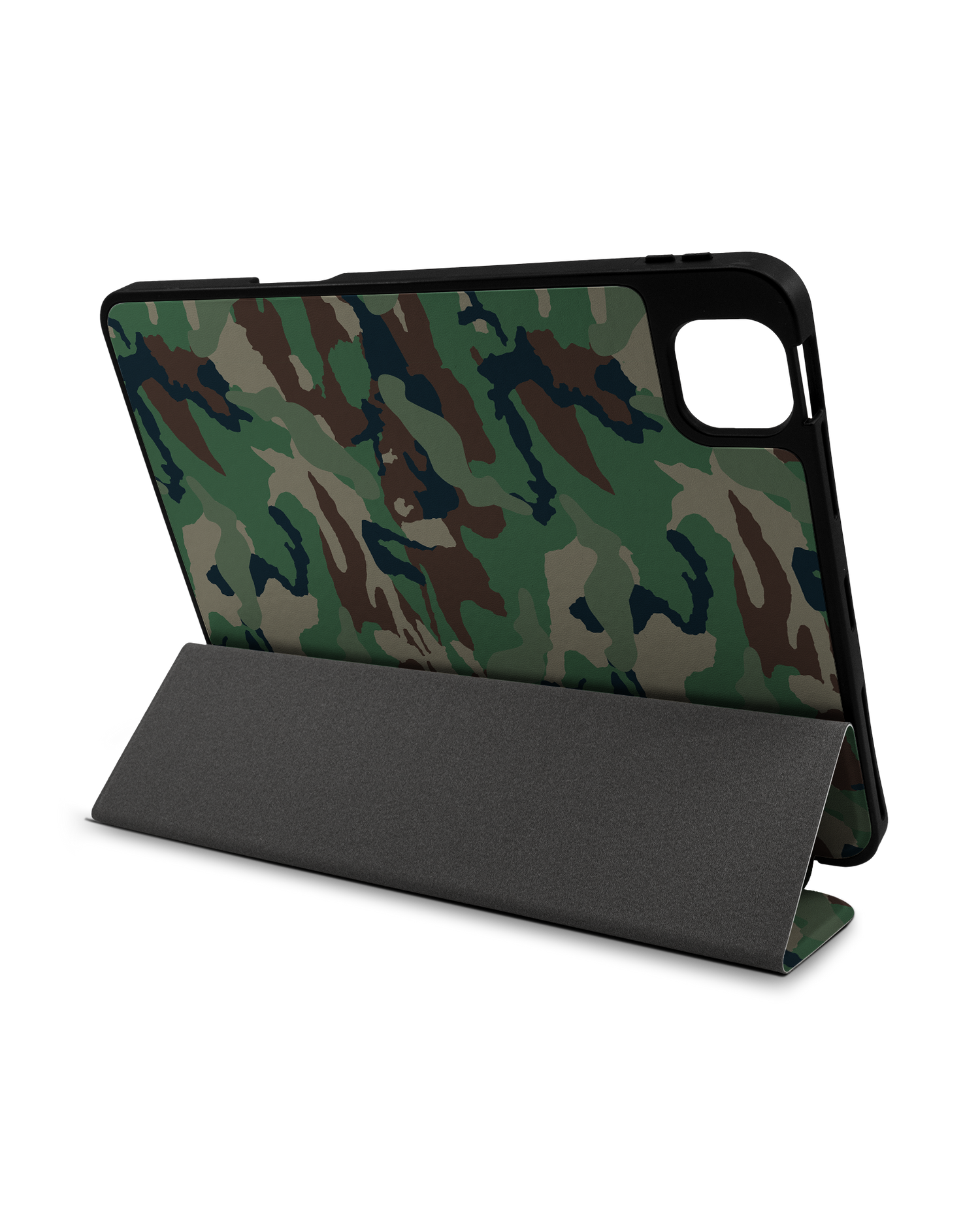 Green and Brown Camo iPad Case with Pencil Holder Apple iPad Pro 11