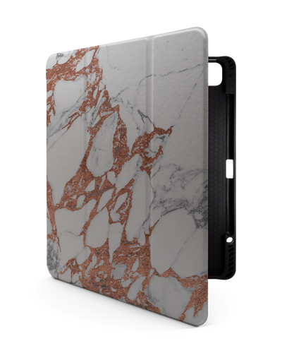 Marble Mix iPad Case with Pencil Holder for Apple iPad Pro 6 12.9" (2022), Apple iPad Pro 5 12.9" (2021), Apple iPad Pro 4 12.9" (2020)