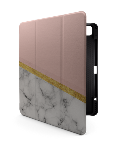 Marble Slice iPad Case with Pencil Holder for Apple iPad Pro 6 12.9" (2022), Apple iPad Pro 5 12.9" (2021), Apple iPad Pro 4 12.9" (2020)