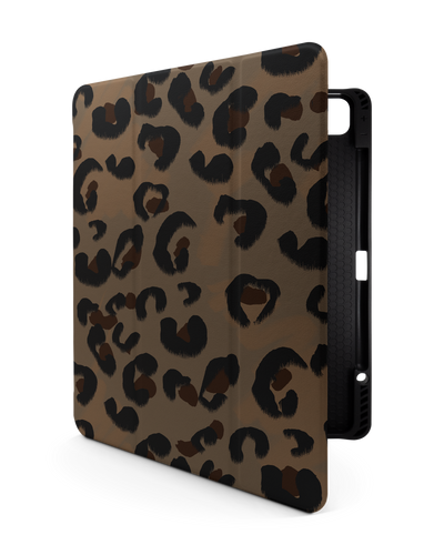 Leopard Repeat iPad Case with Pencil Holder for Apple iPad Pro 6 12.9" (2022), Apple iPad Pro 5 12.9" (2021), Apple iPad Pro 4 12.9" (2020)