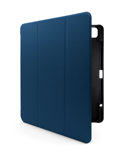 CLASSIC BLUE iPad Case with Pencil Holder for Apple iPad Pro 6 12.9" (2022), Apple iPad Pro 5 12.9" (2021), Apple iPad Pro 4 12.9" (2020)