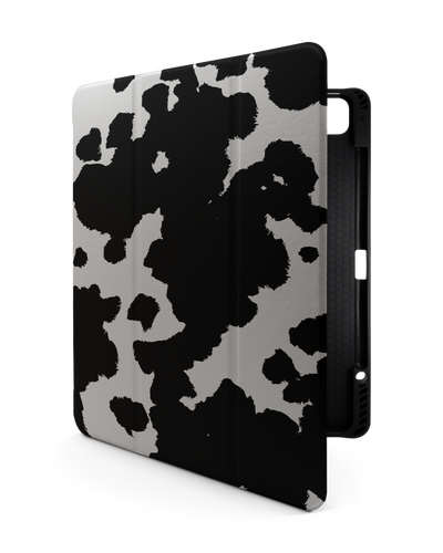 Cow Print iPad Case with Pencil Holder for Apple iPad Pro 6 12.9" (2022), Apple iPad Pro 5 12.9" (2021), Apple iPad Pro 4 12.9" (2020)