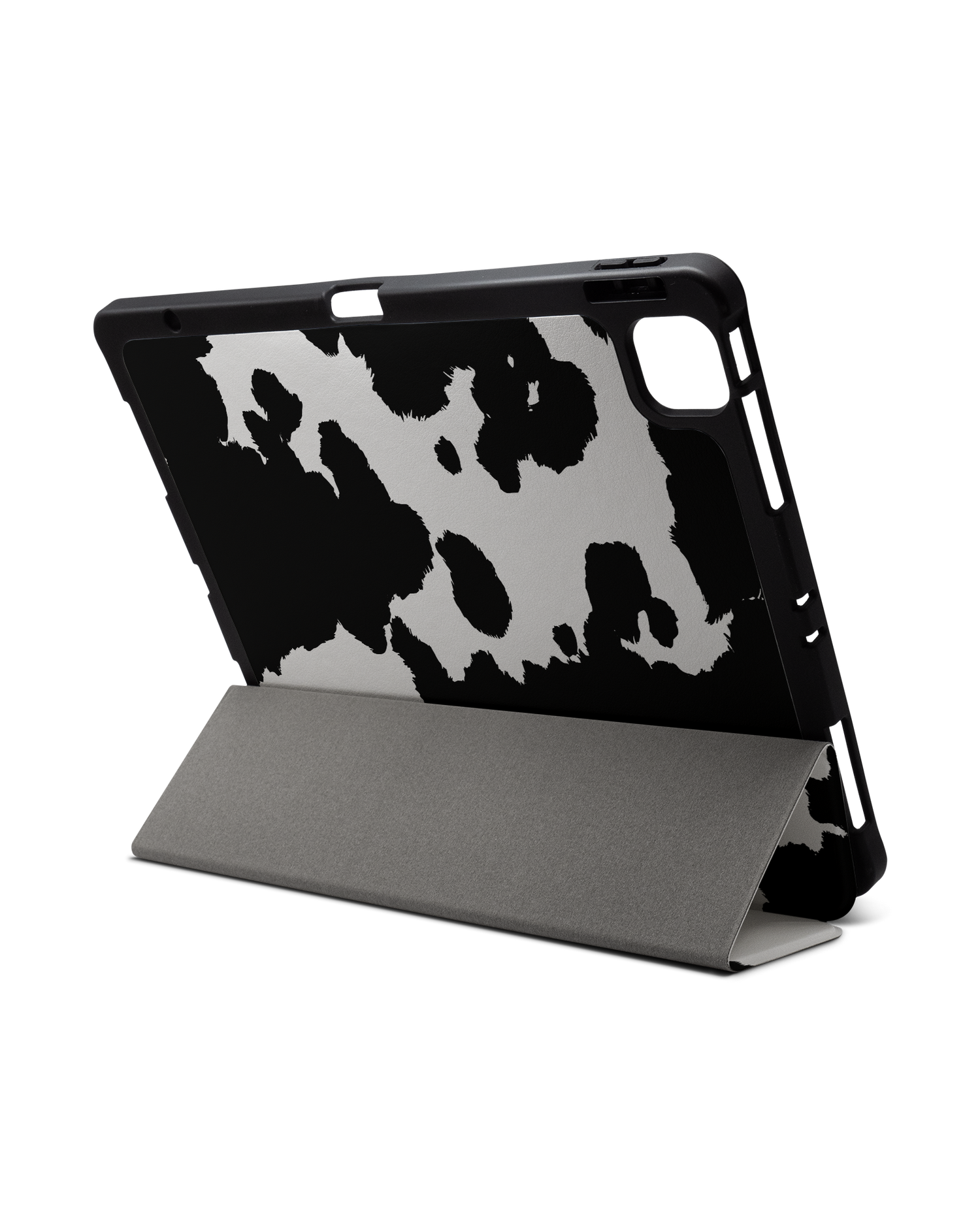 Cow Print iPad Case with Pencil Holder for Apple iPad Pro 6 12.9