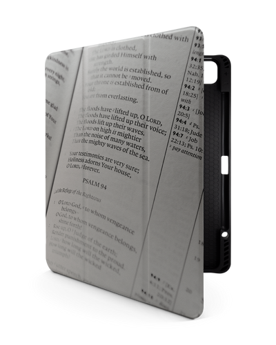 Bible Verse iPad Case with Pencil Holder for Apple iPad Pro 6 12.9" (2022), Apple iPad Pro 5 12.9" (2021), Apple iPad Pro 4 12.9" (2020)