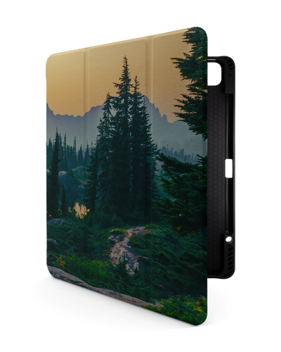 Forest iPad Case with Pencil Holder for Apple iPad Pro 6 12.9" (2022), Apple iPad Pro 5 12.9" (2021), Apple iPad Pro 4 12.9" (2020)