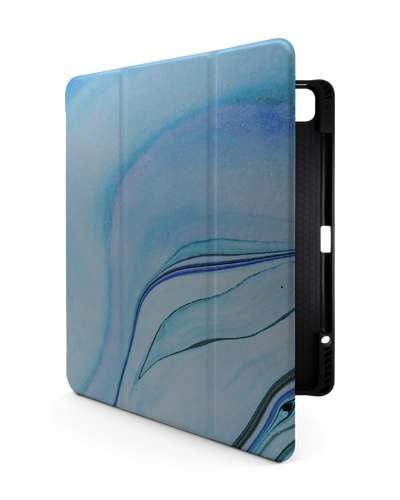 Cool Blues iPad Case with Pencil Holder for Apple iPad Pro 6 12.9" (2022), Apple iPad Pro 5 12.9" (2021), Apple iPad Pro 4 12.9" (2020)