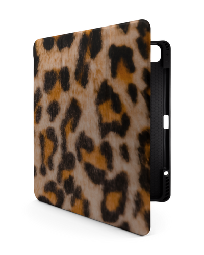 Leopard Pattern iPad Case with Pencil Holder for Apple iPad Pro 6 12.9" (2022), Apple iPad Pro 5 12.9" (2021), Apple iPad Pro 4 12.9" (2020)