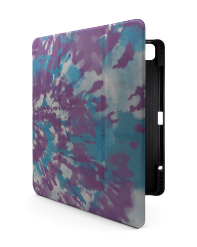 Classic Tie Dye iPad Case with Pencil Holder for Apple iPad Pro 6 12.9" (2022), Apple iPad Pro 5 12.9" (2021), Apple iPad Pro 4 12.9" (2020)