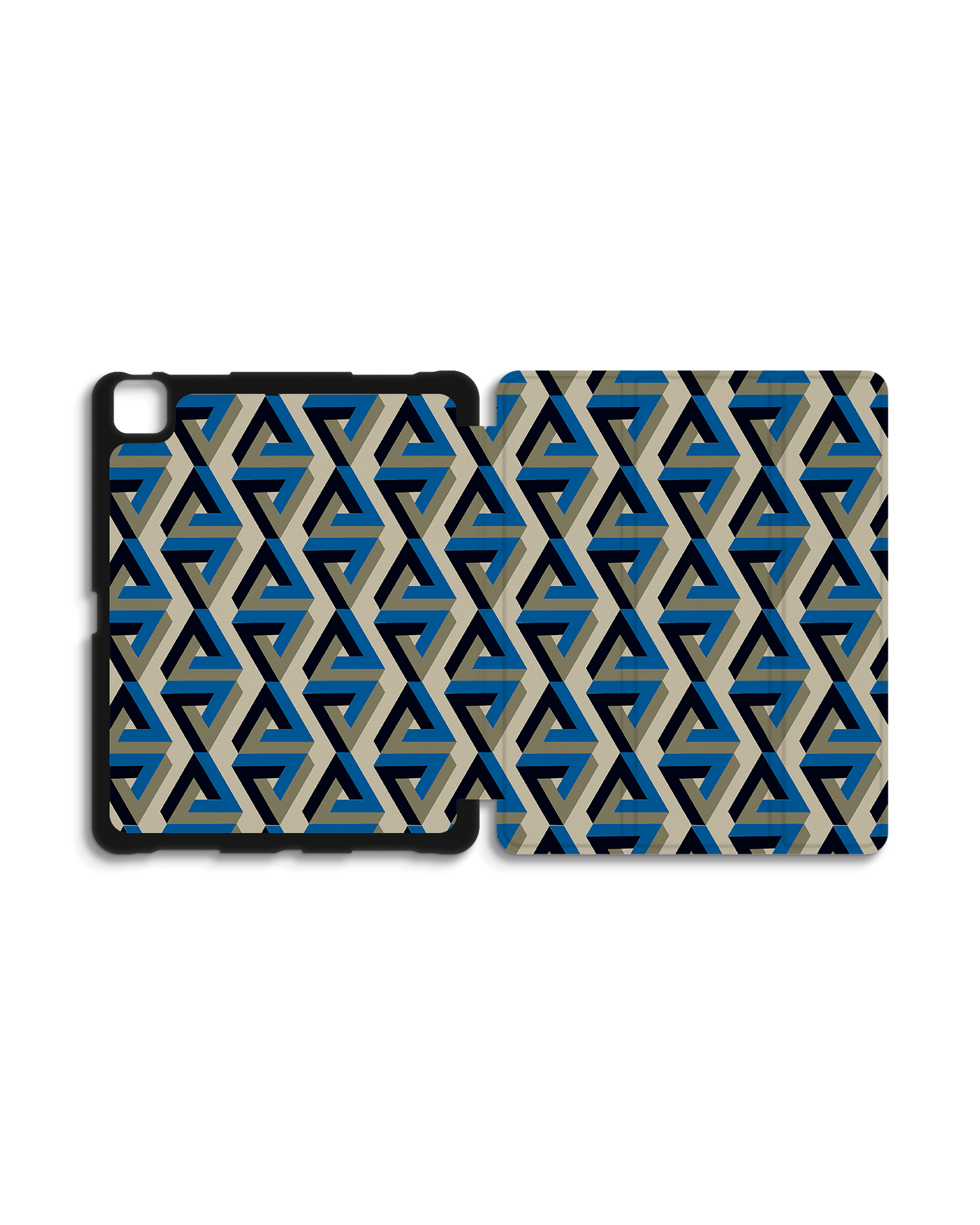Penrose Pattern iPad Case with Pencil Holder for Apple iPad Pro 6 12.9