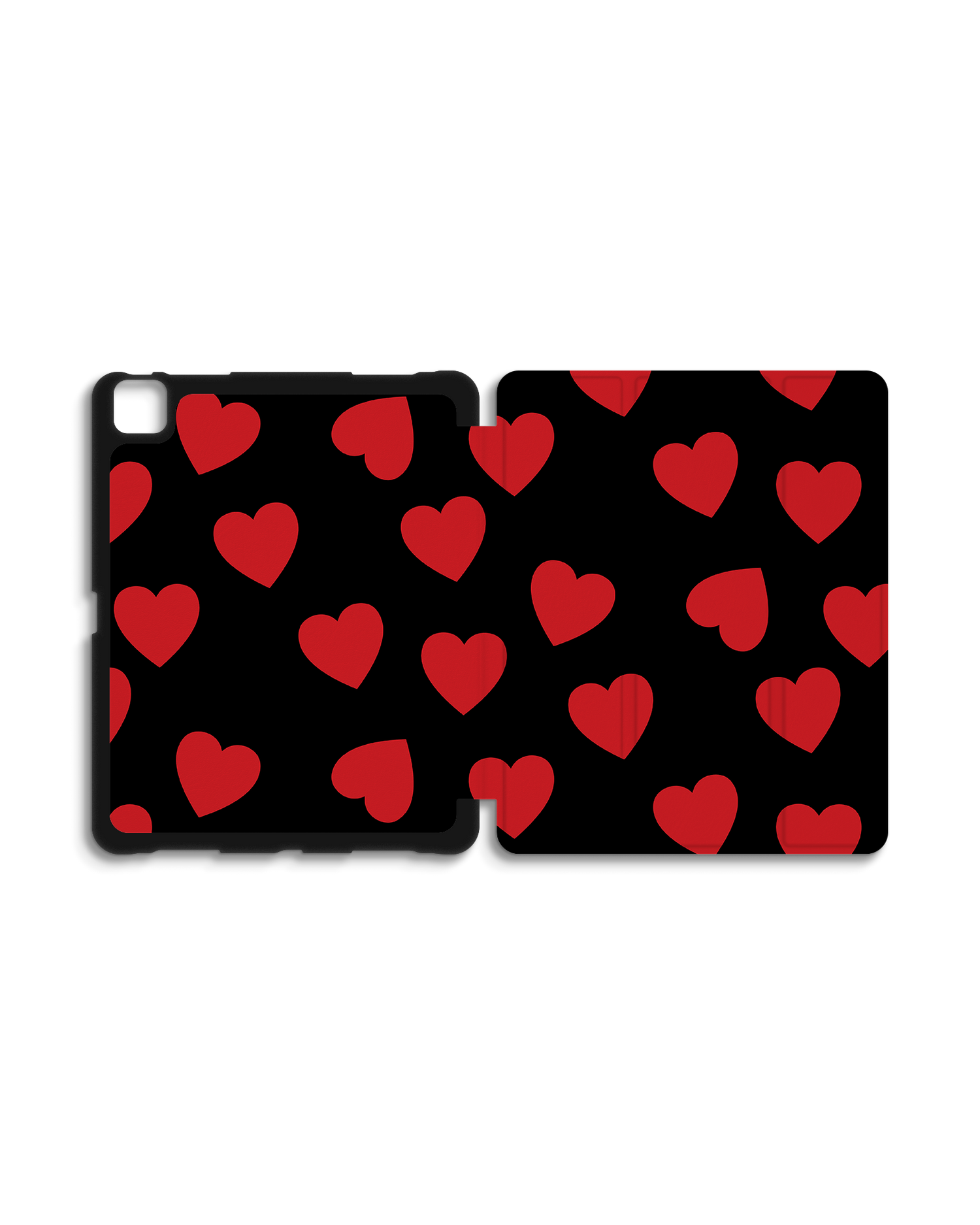 Repeating Hearts iPad Case with Pencil Holder for Apple iPad Pro 6 12.9