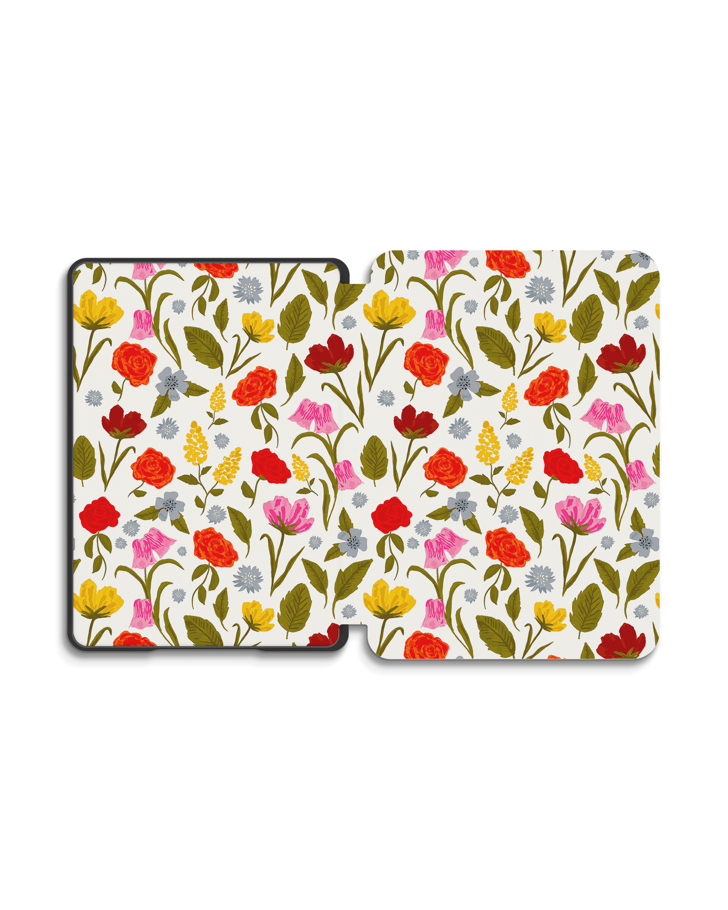 Botanical Beauties eReader Smart Case for Amazon New Kindle (2019): Opened exterior view