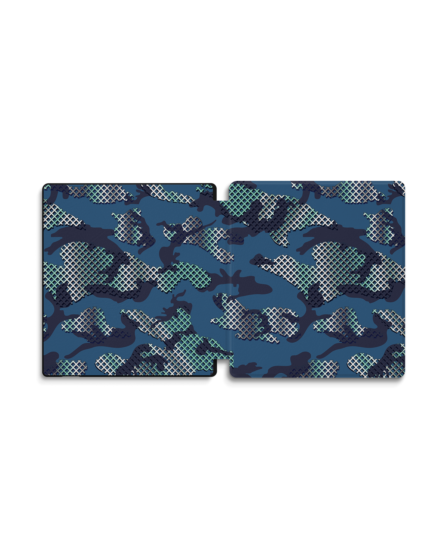 Fall Camo I eReader Smart Case for Amazon Kindle Oasis: Opened exterior view