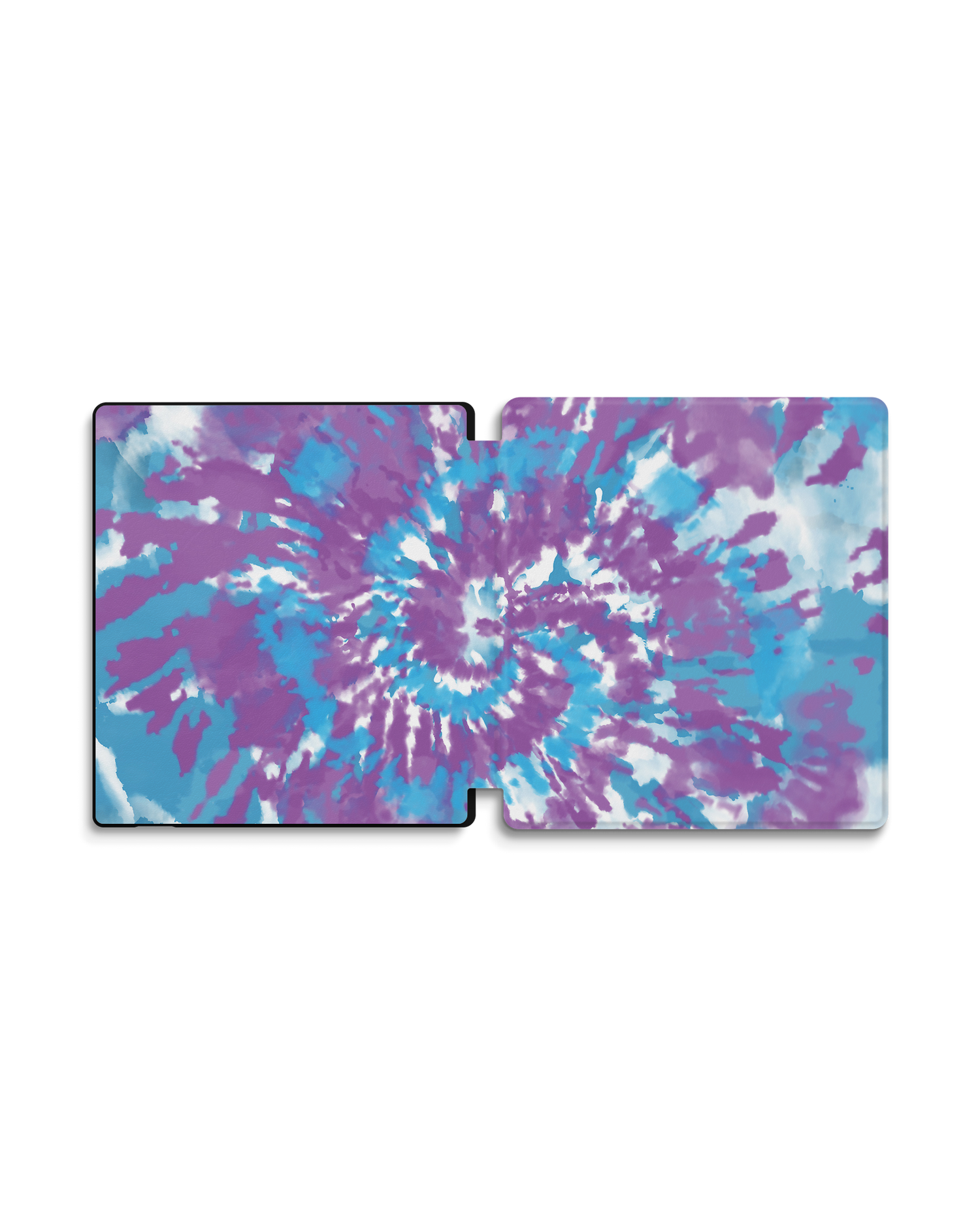Classic Tie Dye eReader Smart Case for Amazon Kindle Oasis: Opened exterior view