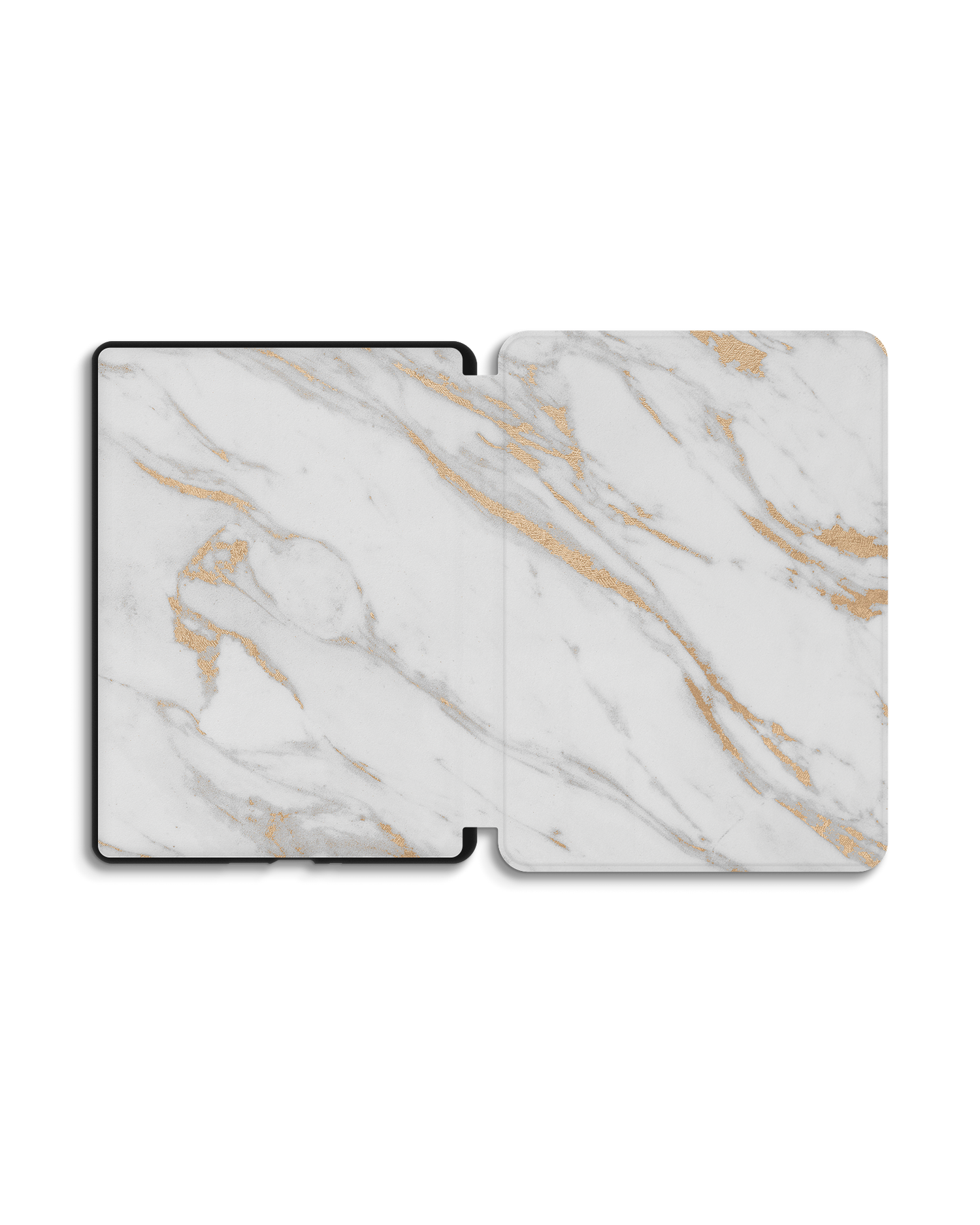 Gold Marble Elegance eReader Smart Case for Amazon Kindle Paperwhite 5 (2021), Amazon Kindle Paperwhite 5 Signature Edition (2021): Opened exterior view