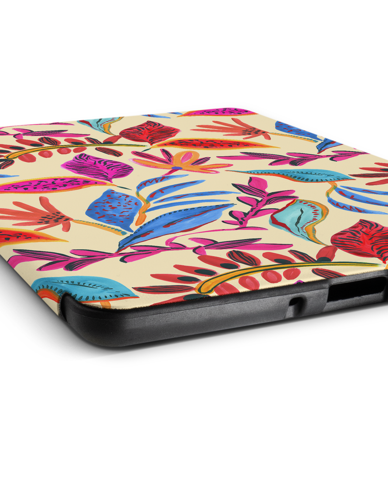 Painterly Spring Leaves eReader Smart Case for Amazon Kindle Paperwhite 5 (2021), Amazon Kindle Paperwhite 5 Signature Edition (2021): Lying down