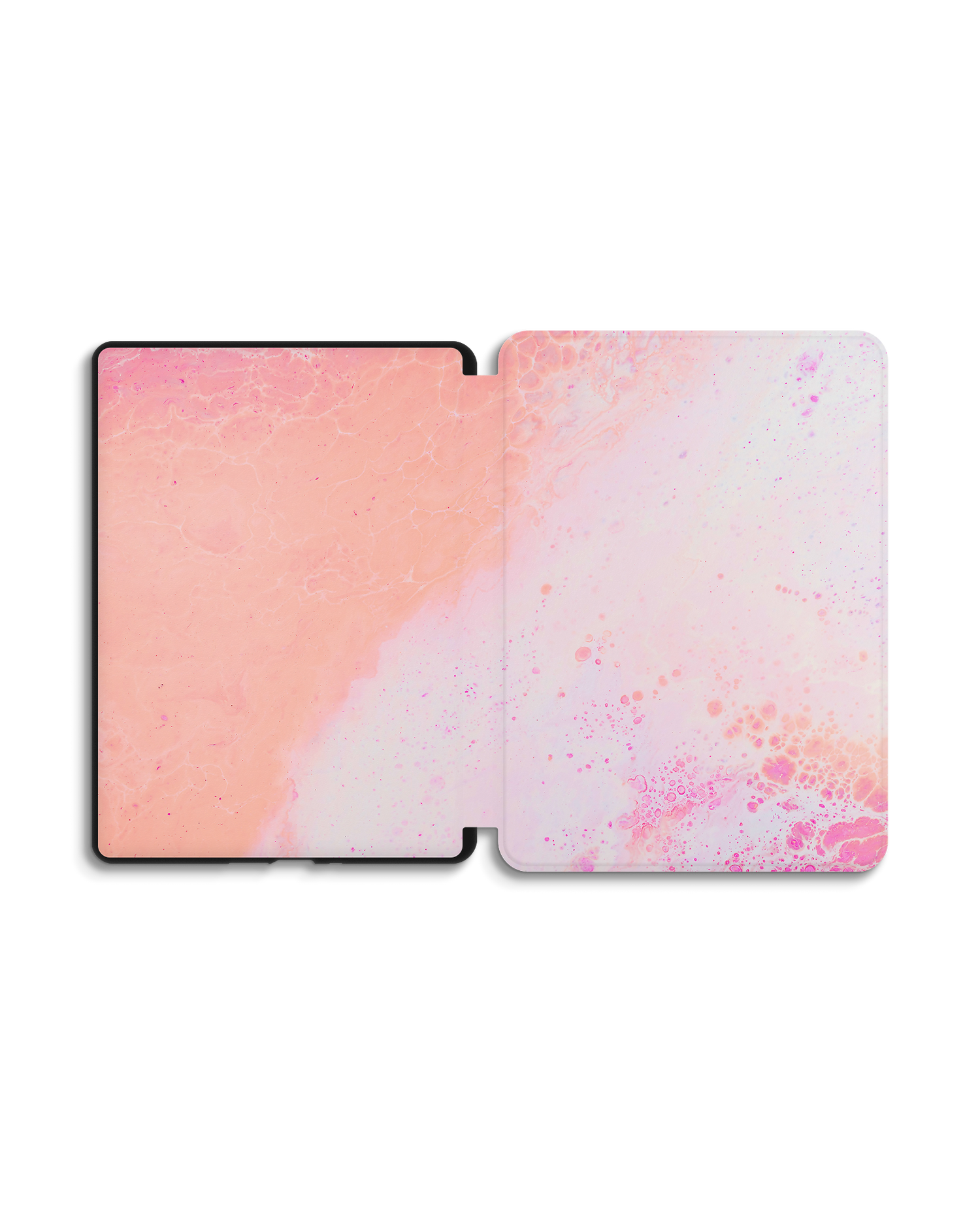 Peaches & Cream Marble eReader Smart Case for Amazon Kindle Paperwhite 5 (2021), Amazon Kindle Paperwhite 5 Signature Edition (2021): Opened exterior view