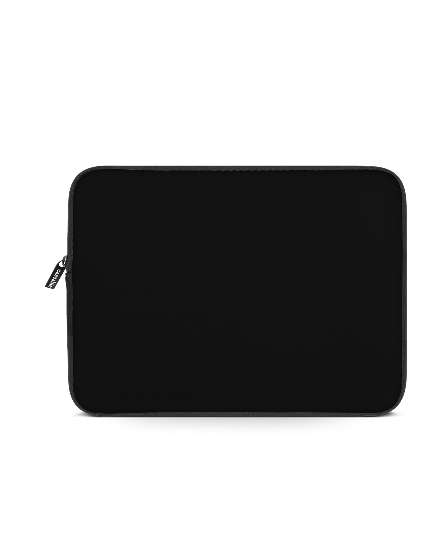 BLACK Laptop Case 13 inch: Front View