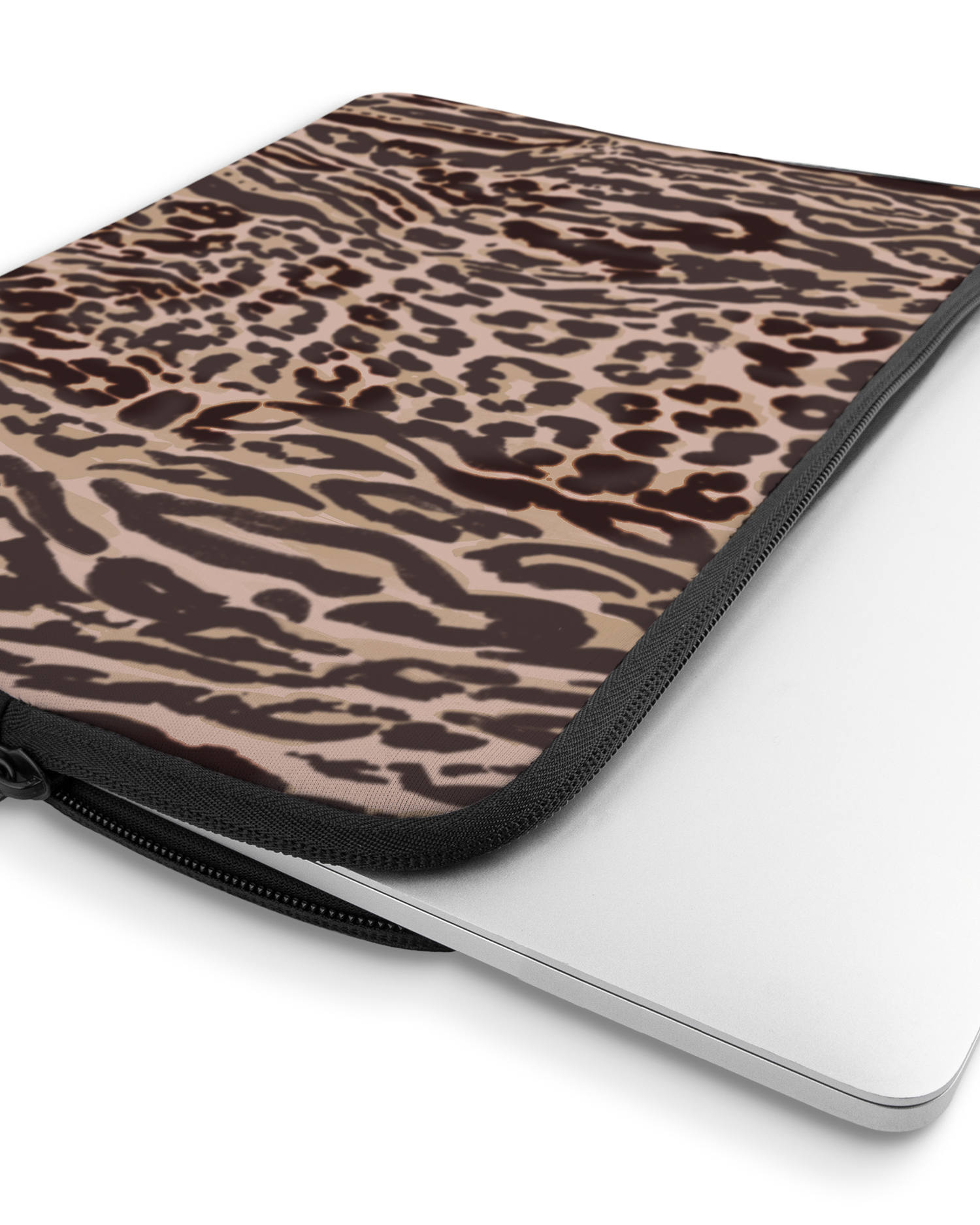 Animal Skin Tough Love Laptop Case 13 inch with device inside