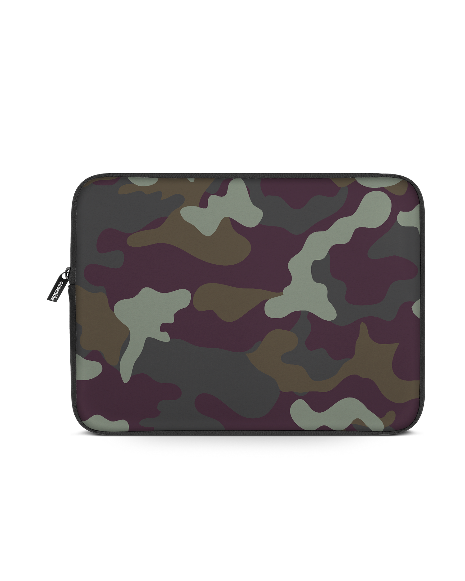 Night Camo Laptop Case 13 inch: Front View