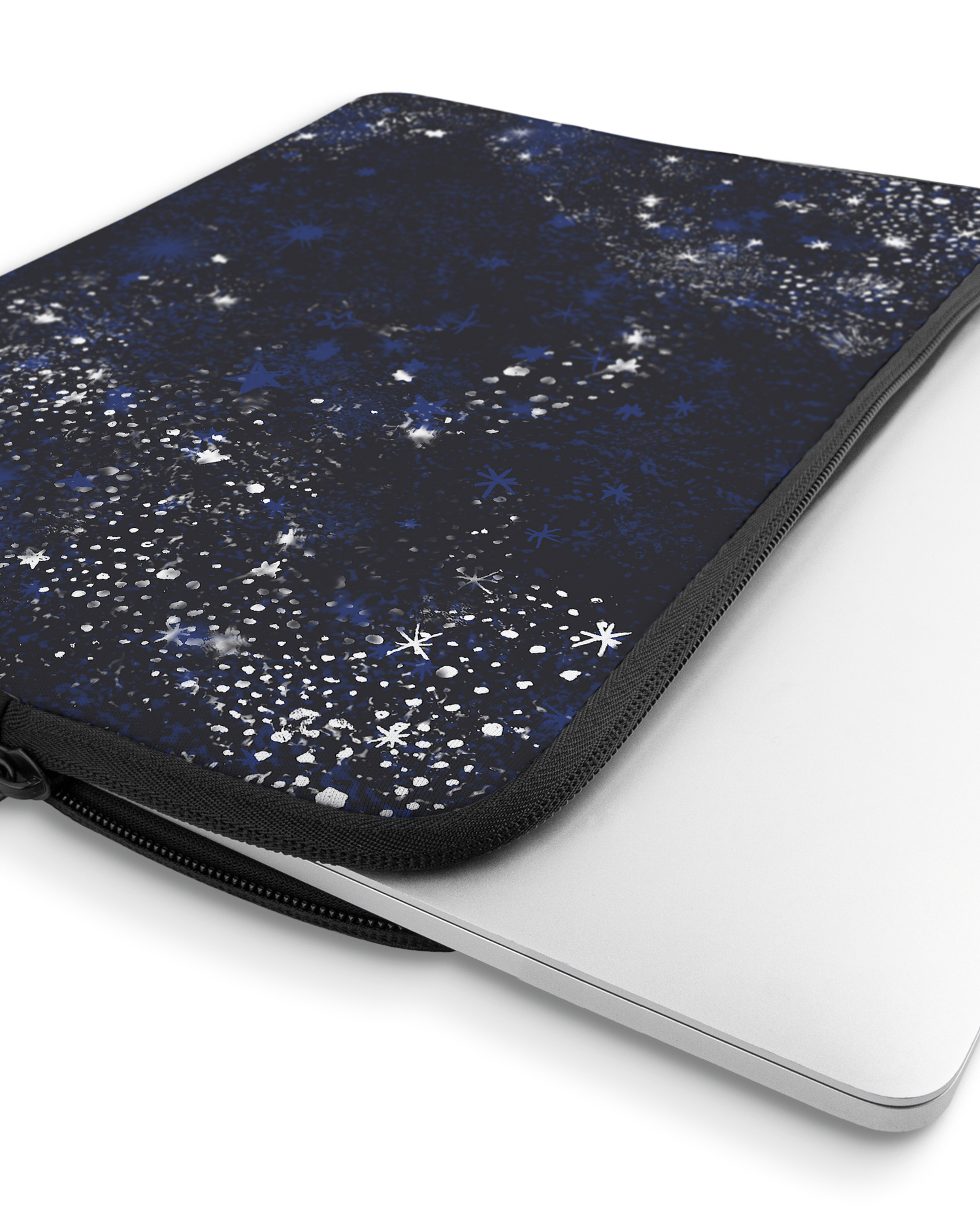 Starry Night Sky Laptop Case 13 inch with device inside
