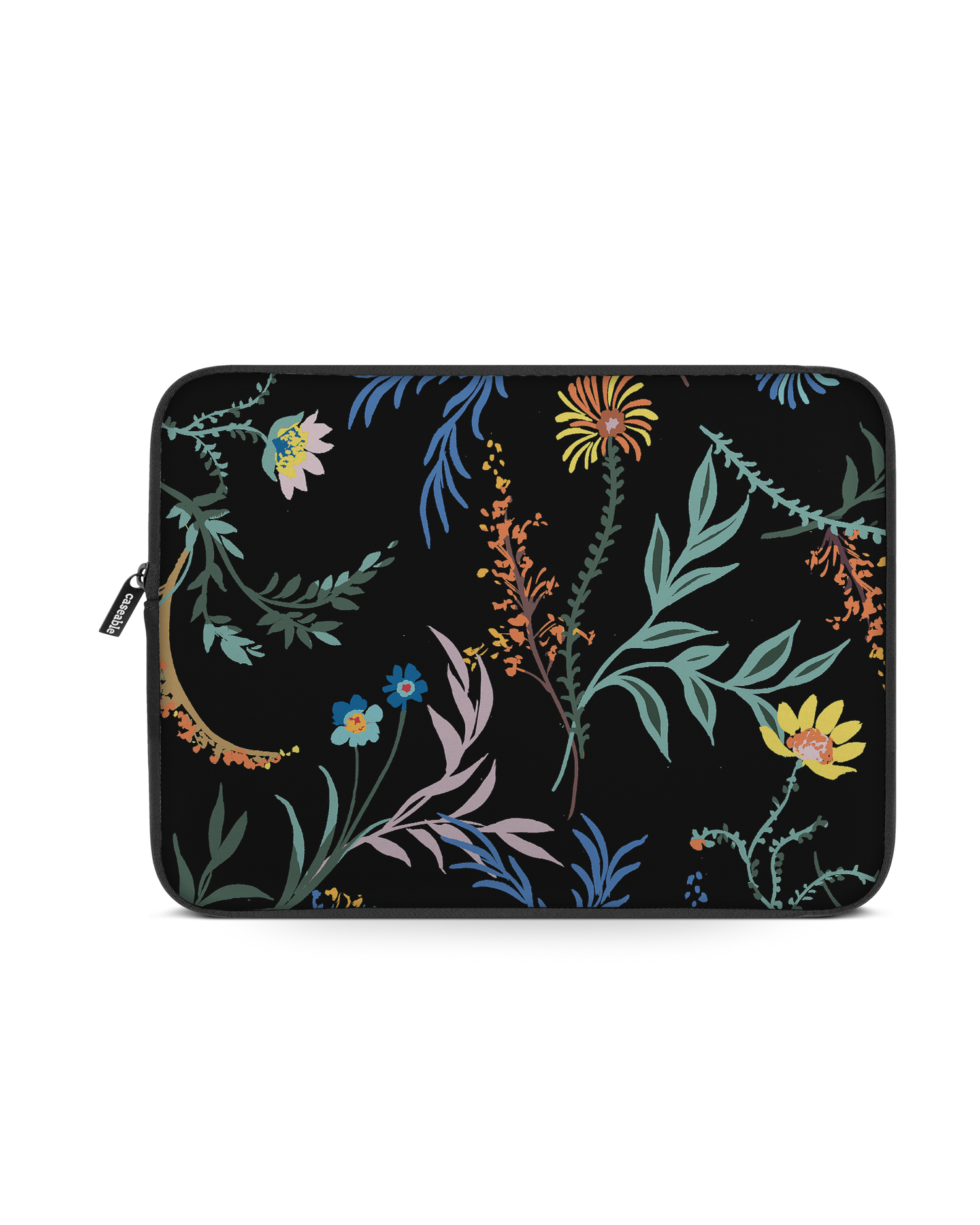 Woodland Spring Floral Laptop Case 13 inch: Front View