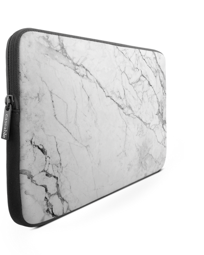 White Marble Laptop Case 14 inch